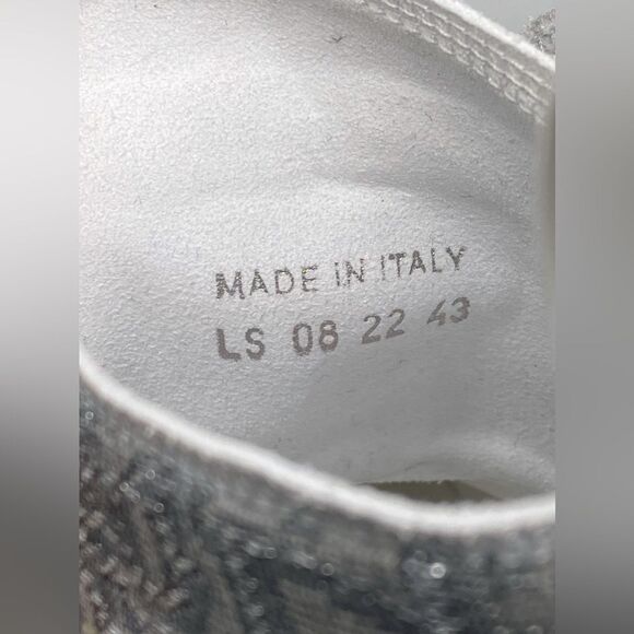 Dior B23 High Top 'Dior Oblique - Ruthenium Jacquard Sneakers size 43/us size 10 - Picture 9 of 15